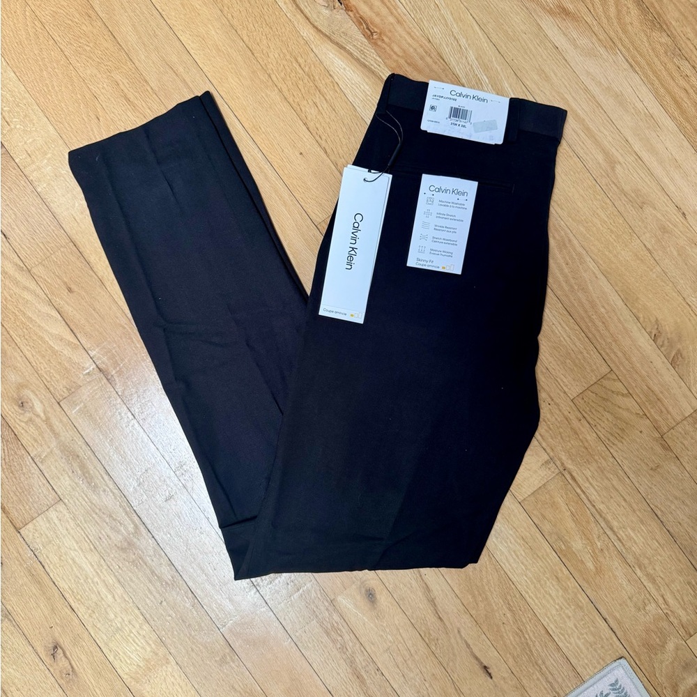 Calvin KleinMen's Classic Black Dress Pants Brand New with Tags